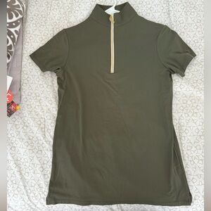 Tailored Sportsman 1/4 zip equestrian riding shirt